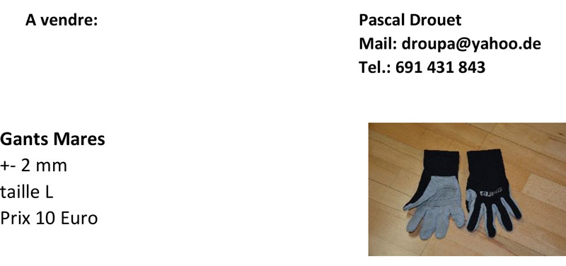 gants mares drouet