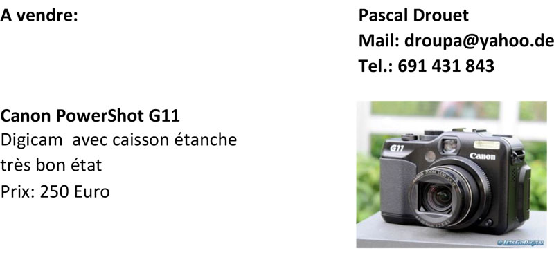 powershot g11 drouet